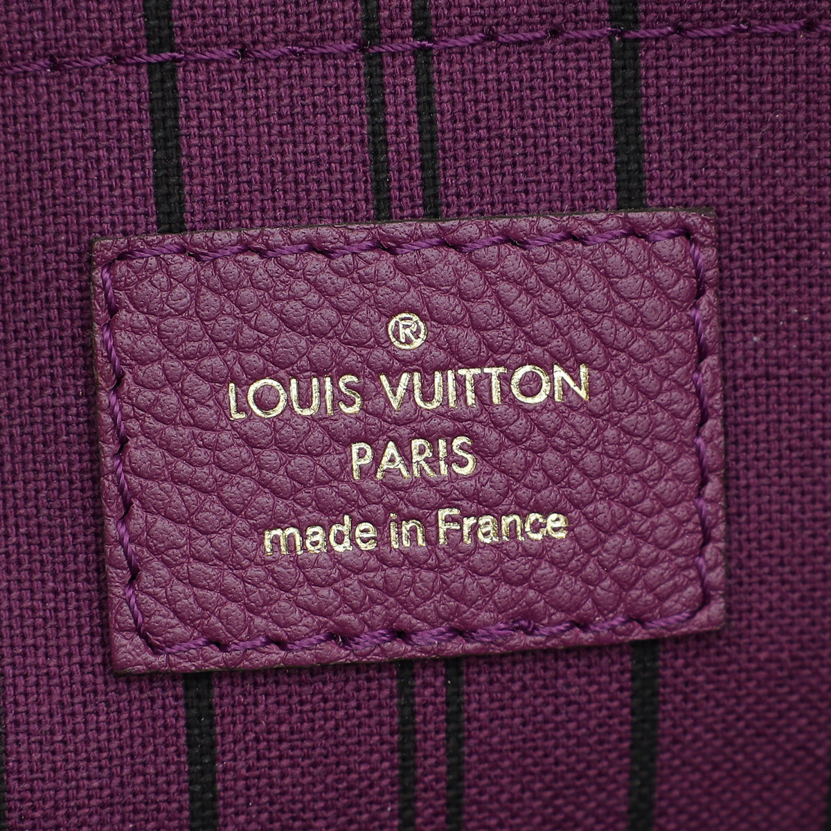 Louis Vuitton Amethyste Monogram Empreinte Montaigne BB Bag