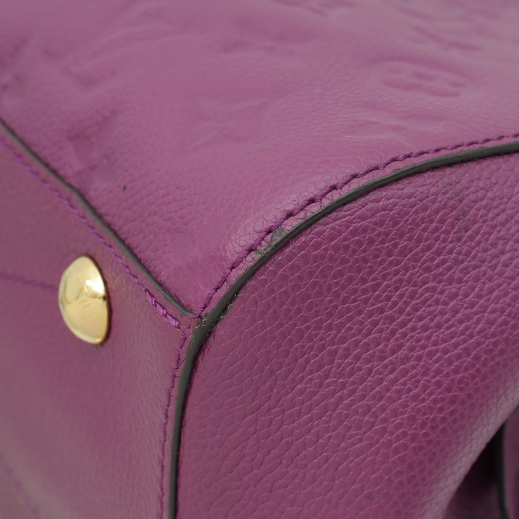 Louis Vuitton Amethyste Monogram Empreinte Montaigne BB Bag