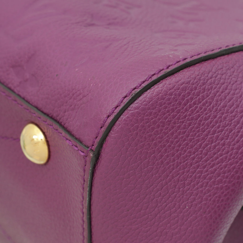 Louis Vuitton Amethyste Monogram Empreinte Montaigne BB Bag