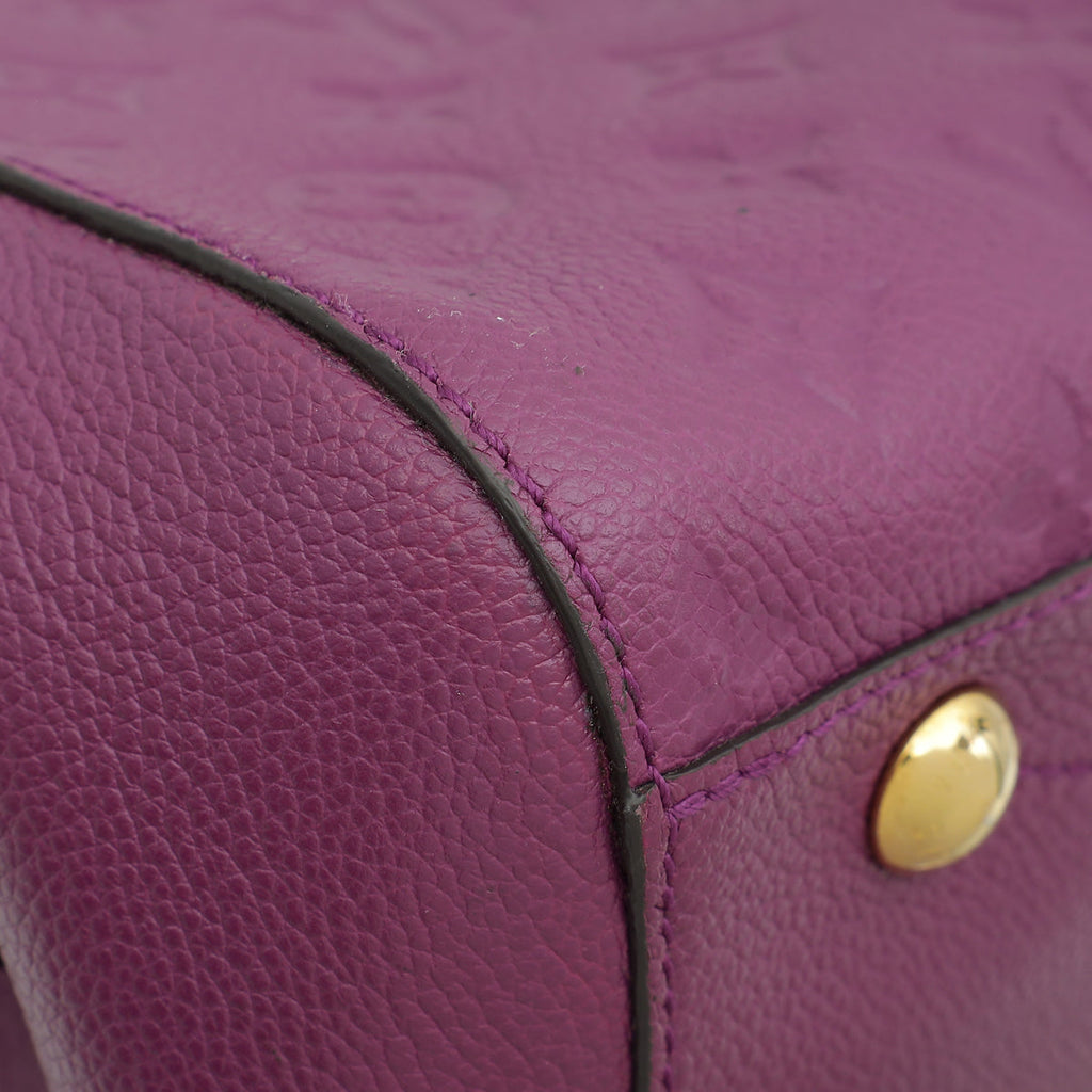 Louis Vuitton Amethyste Monogram Empreinte Montaigne BB Bag