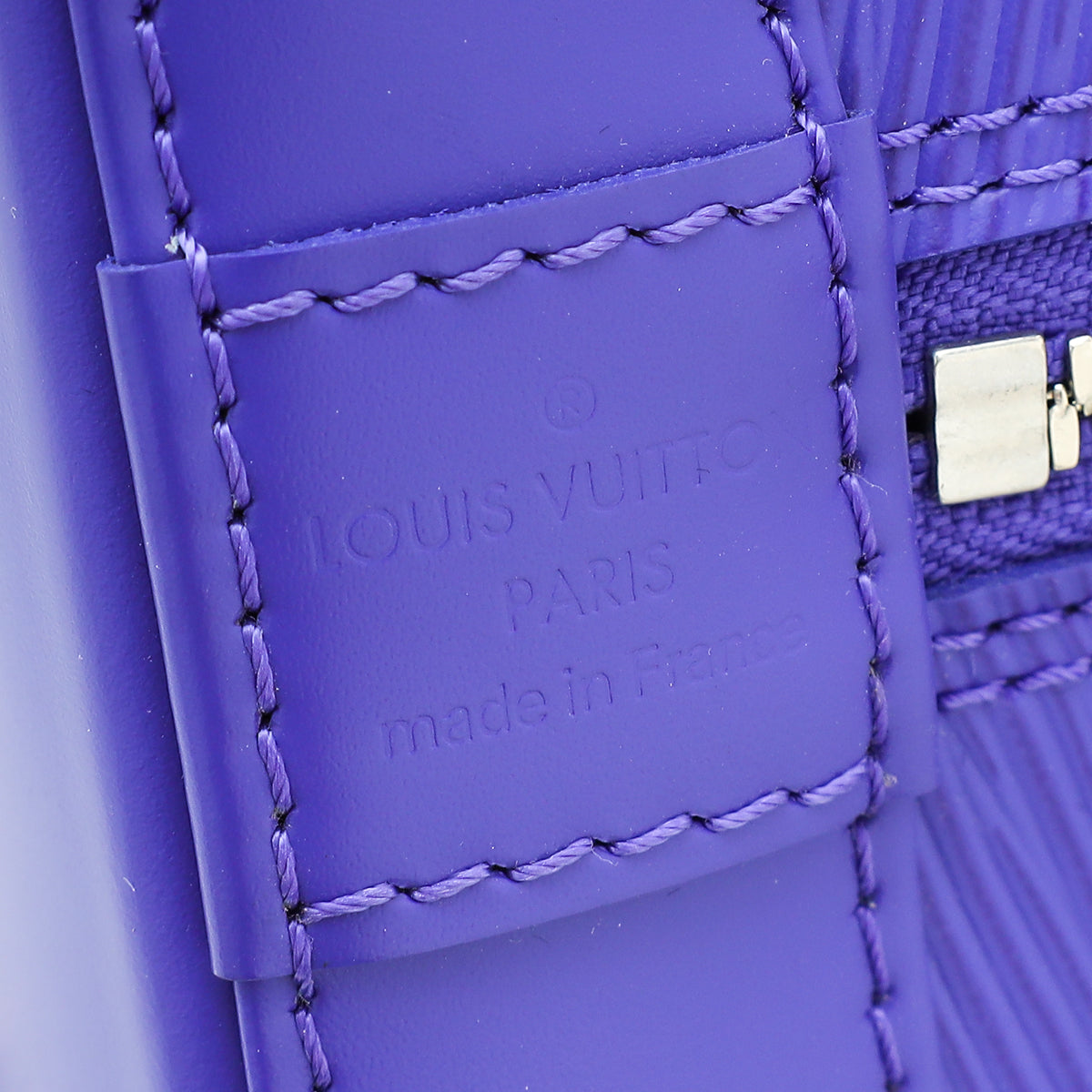 Louis Vuitton Figue Alma PM Bag W/ F.M Initials
