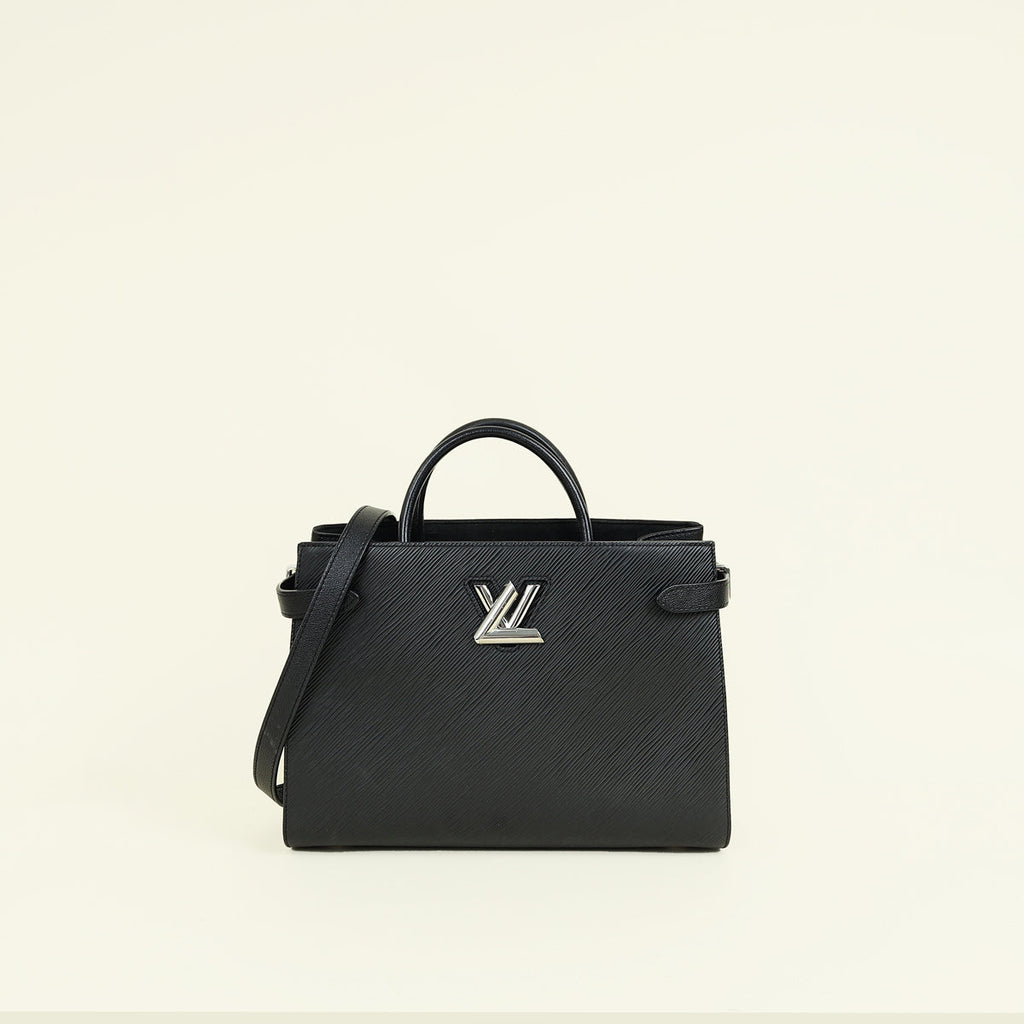 Louis Vuitton Black Twist Tote Bag