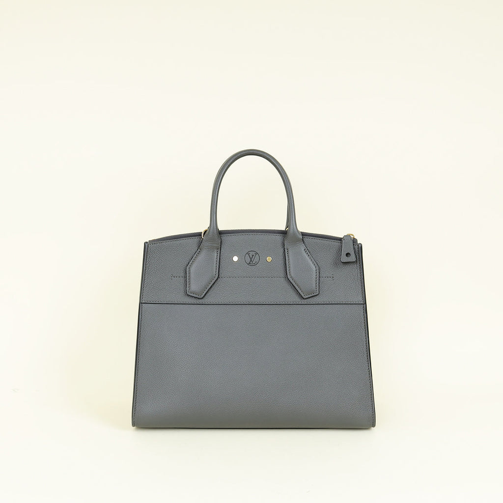 Louis Vuitton Dark Grey City Steamer MM Bag