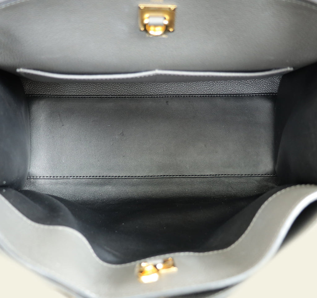 Louis Vuitton Dark Grey City Steamer MM Bag