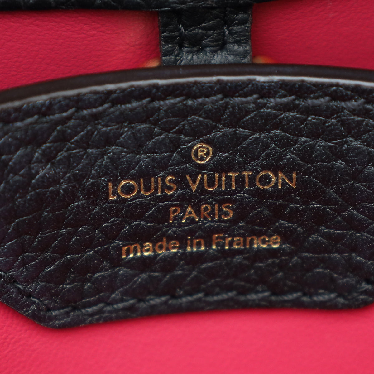 Louis Vuitton Black Capucines BB Bag