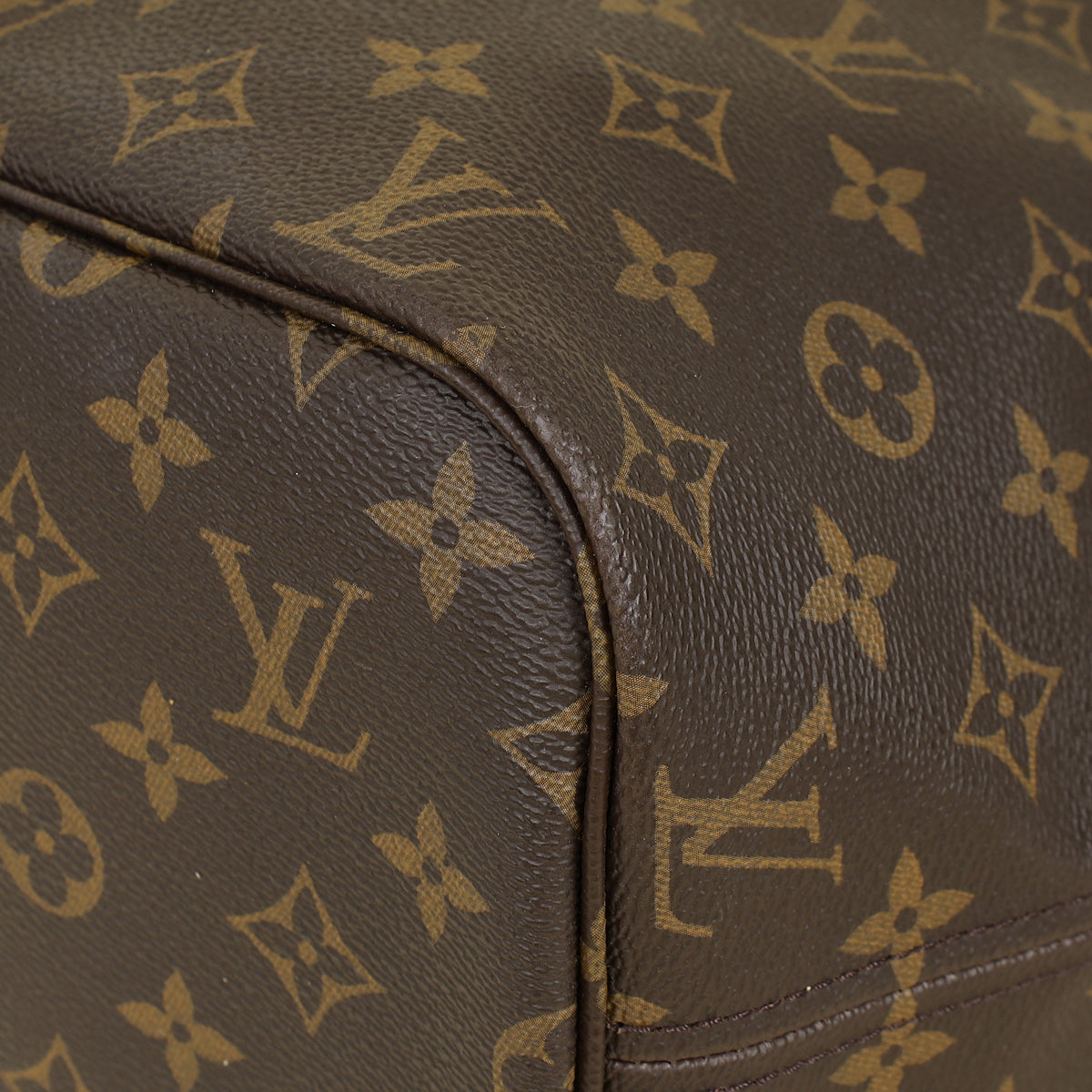 Louis Vuitton Ebene Monogram Neverfull MM Bag w/ Pouch