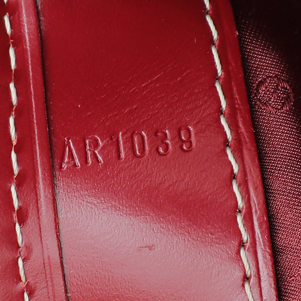 Louis Vuitton Red Suhali L'Absolu De Voyage Bag
