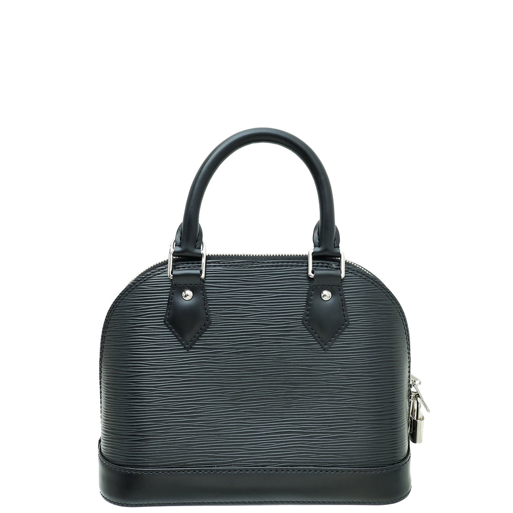 Louis Vuitton Black Alma BB Sporty Bag