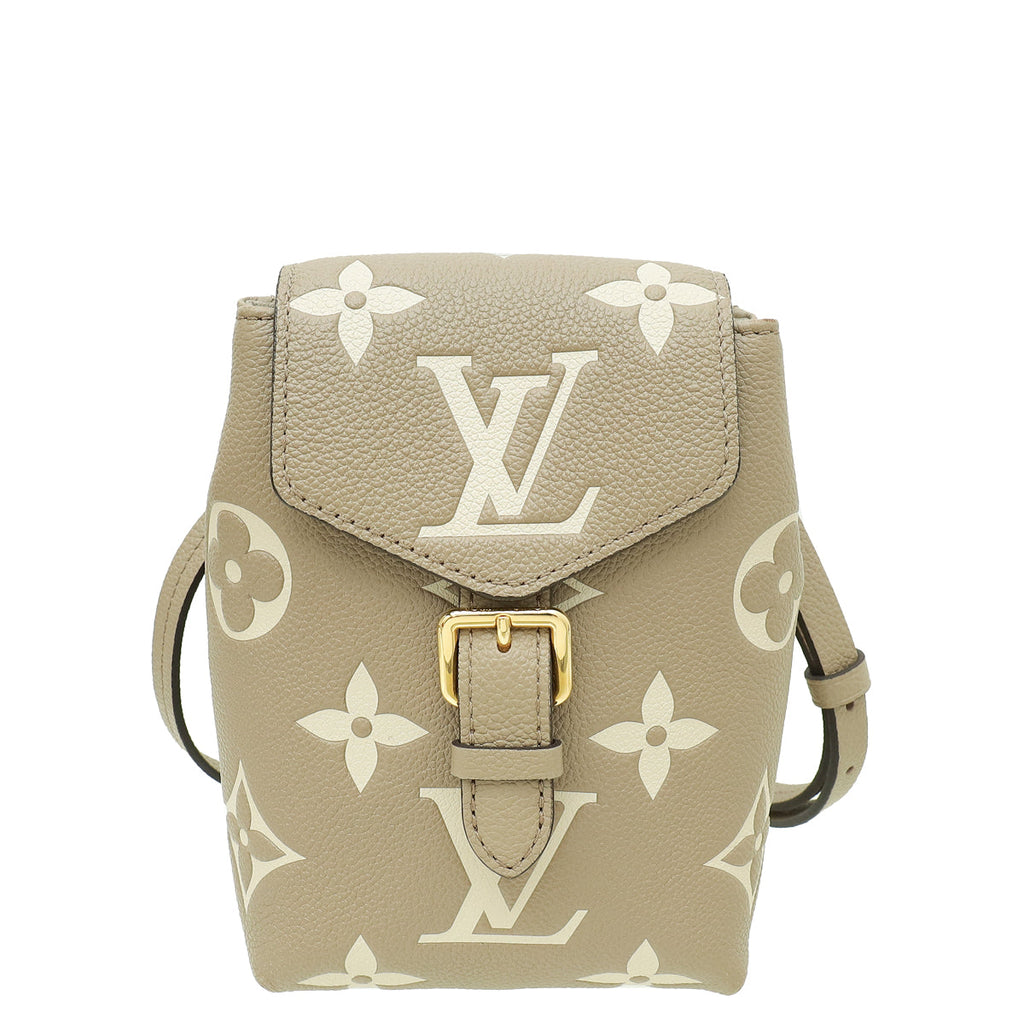 Louis Vuitton Bicolor Monogram Empreinte Embossed Tiny Backpack Bag