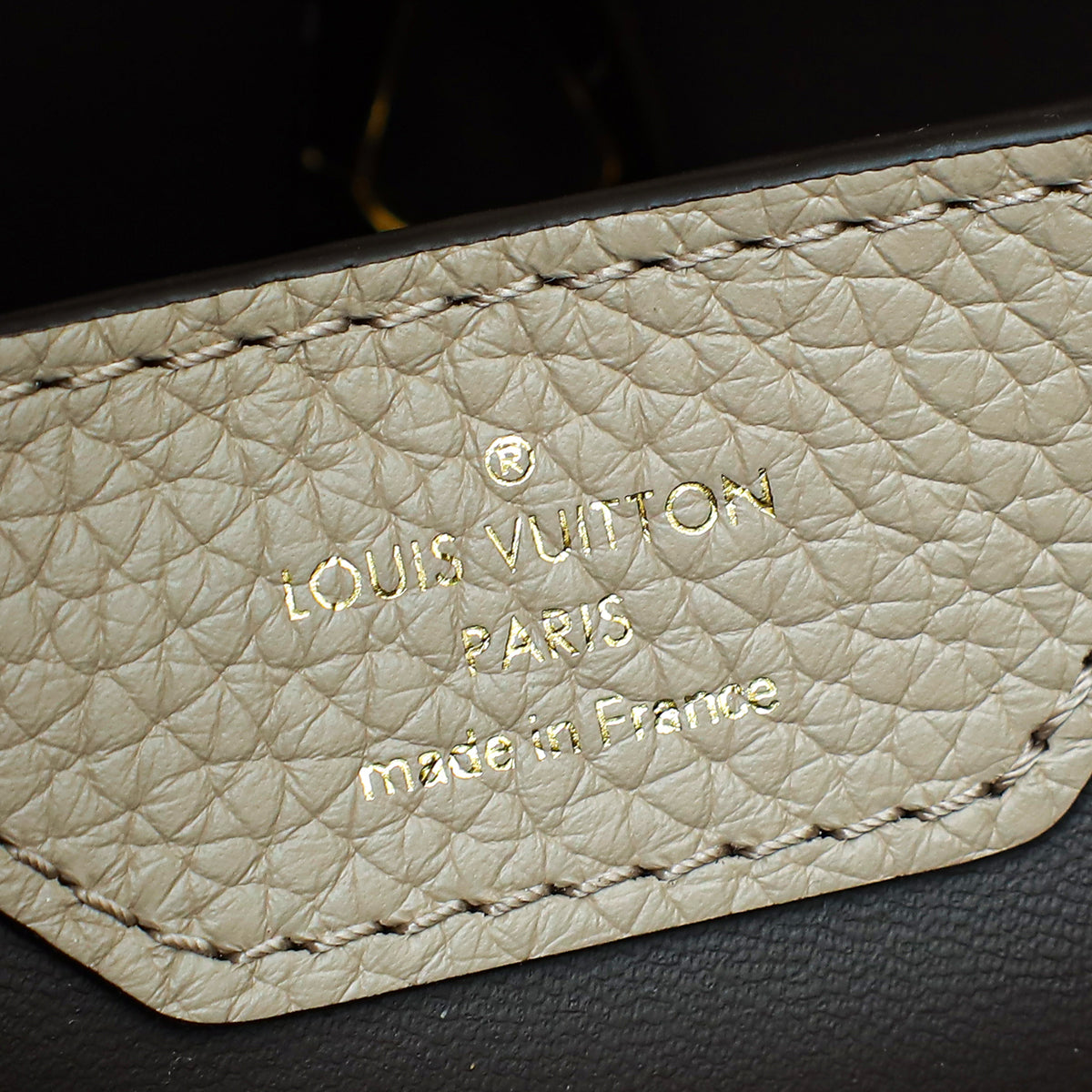 Louis Vuitton Galet Python Handle Capucines BB Bag