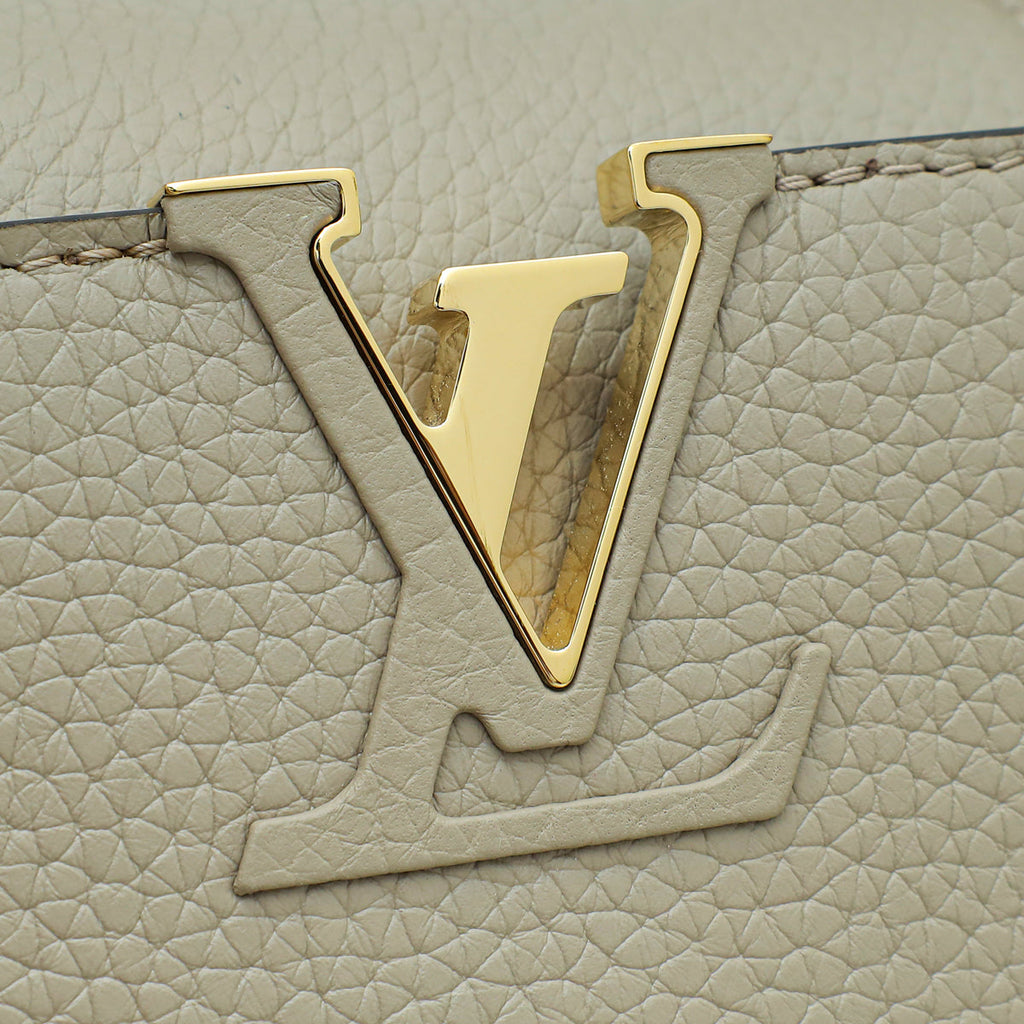 Louis Vuitton Galet Python Handle Capucines BB Bag