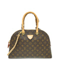 Louis Vuitton Brown Monogram Moon Alma Bag W/ Twilly