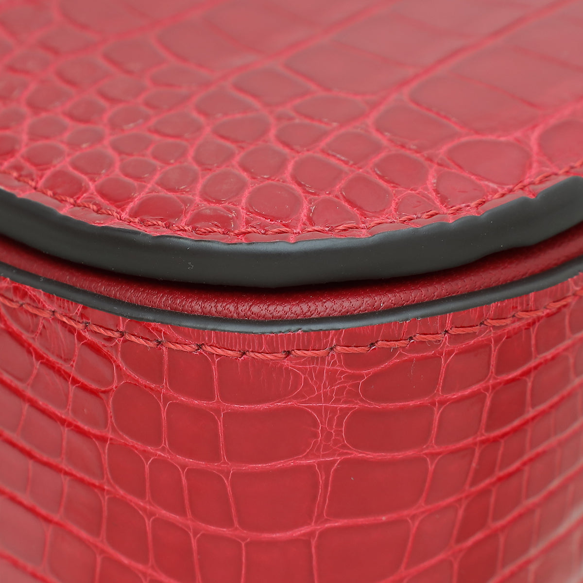 Louis Vuitton Cerise Shiny Alligator Neo Vivienne Bag