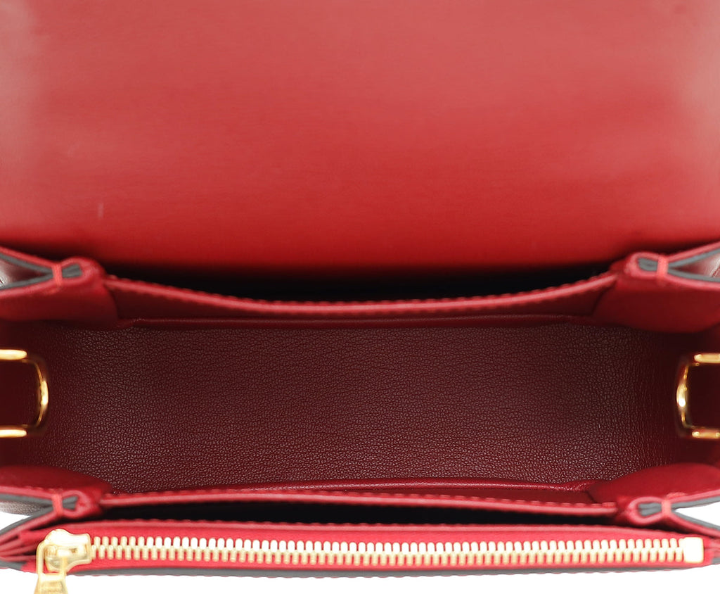 Louis Vuitton Cerise Shiny Alligator Neo Vivienne Bag