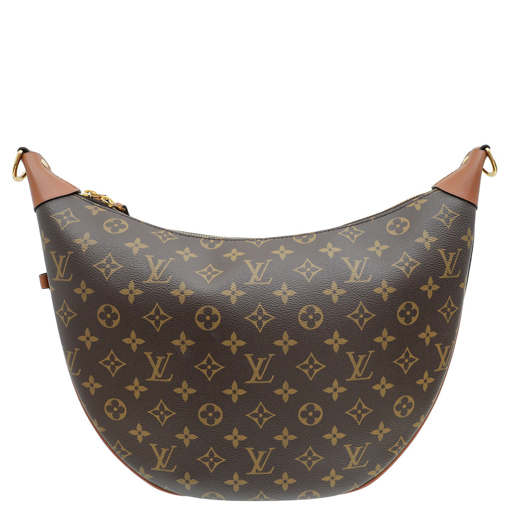 Louis Vuitton Brown Monogram & Monogram Reverse Loop Hobo Bag