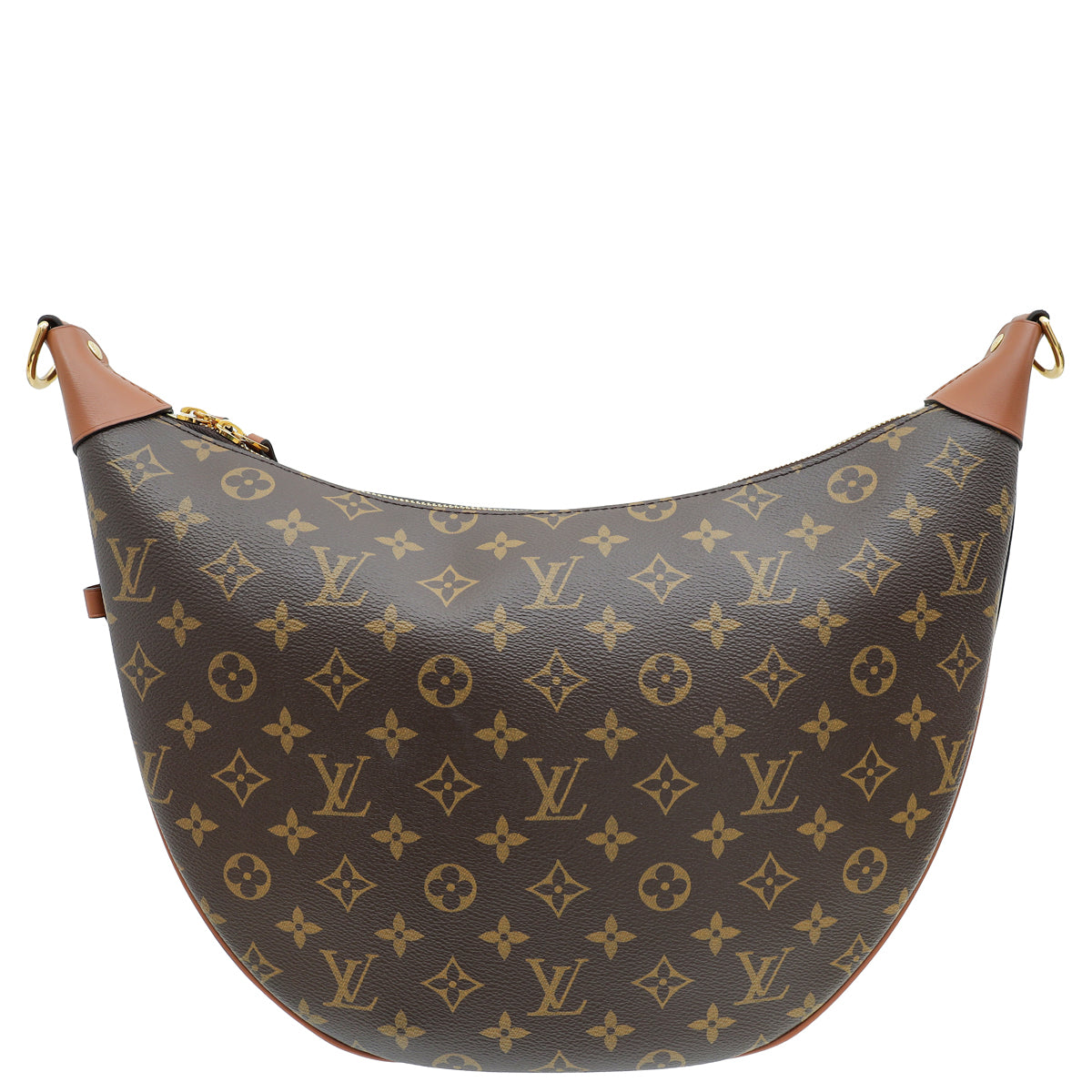Louis Vuitton Brown Monogram & Monogram Reverse Loop Hobo Bag