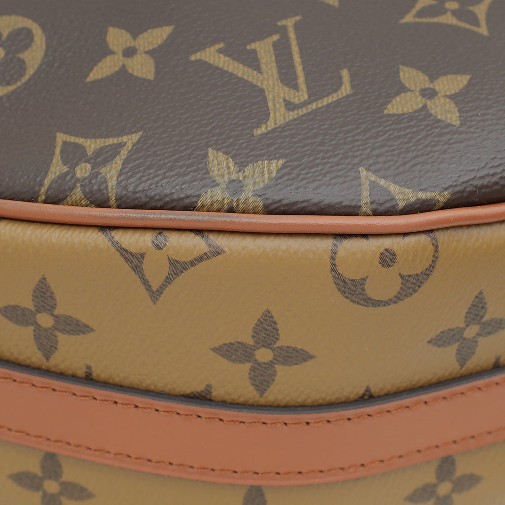 Louis Vuitton Brown Monogram & Monogram Reverse Loop Hobo Bag