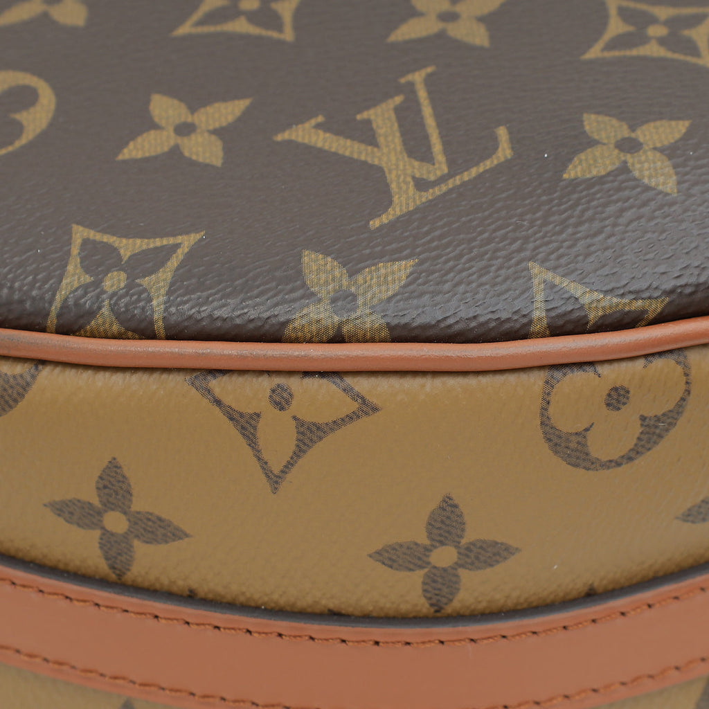 Louis Vuitton Brown Monogram & Monogram Reverse Loop Hobo Bag