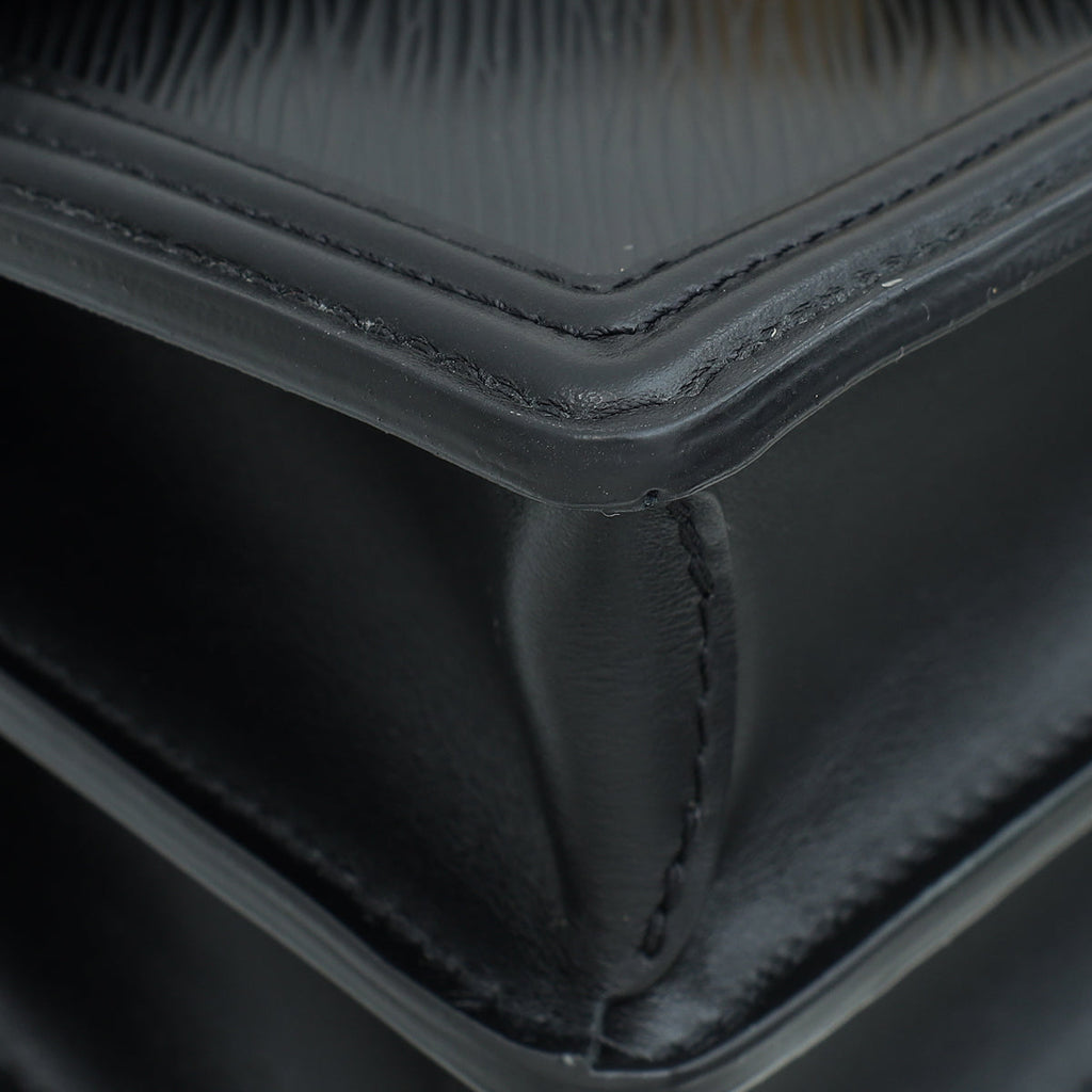 Louis Vuitton Black Dauphine MM Bag