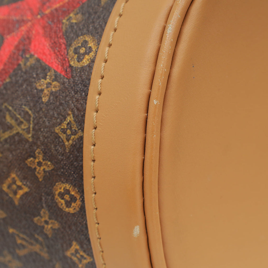 Louis Vuitton Maroon Transformed Monogram Time Trunk Duffle Bag