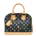 Louis Vuitton Black Monogram Multicolor Alma PM Bag