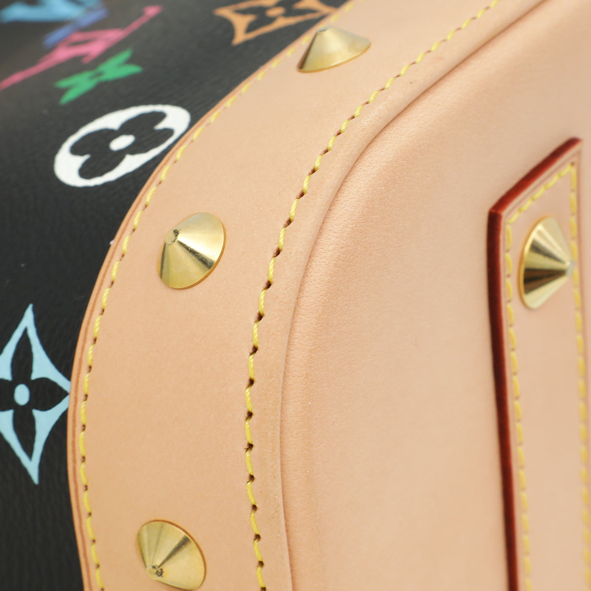 Louis Vuitton Black Monogram Multicolor Alma PM Bag
