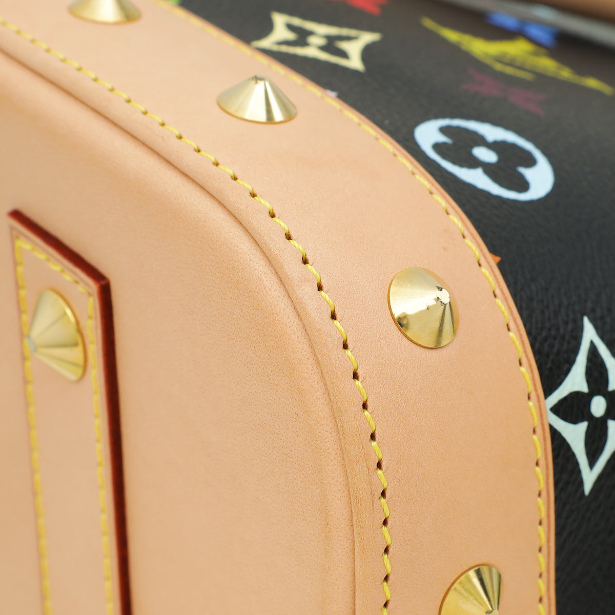 Louis Vuitton Black Monogram Multicolor Alma PM Bag