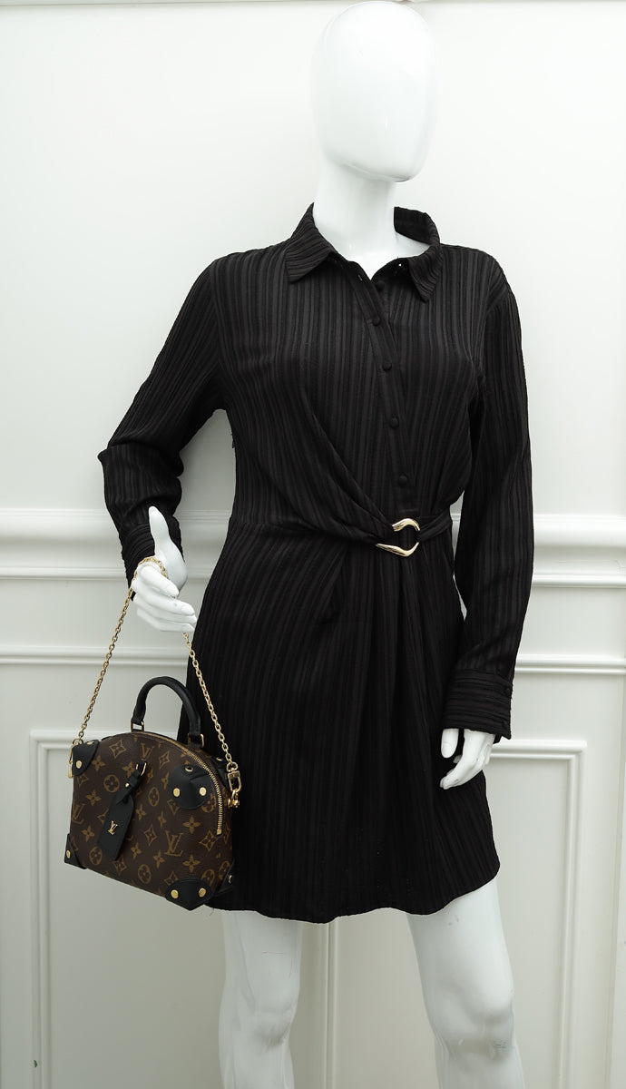 Louis Vuitton Monogram Petite Malle Souple Bag