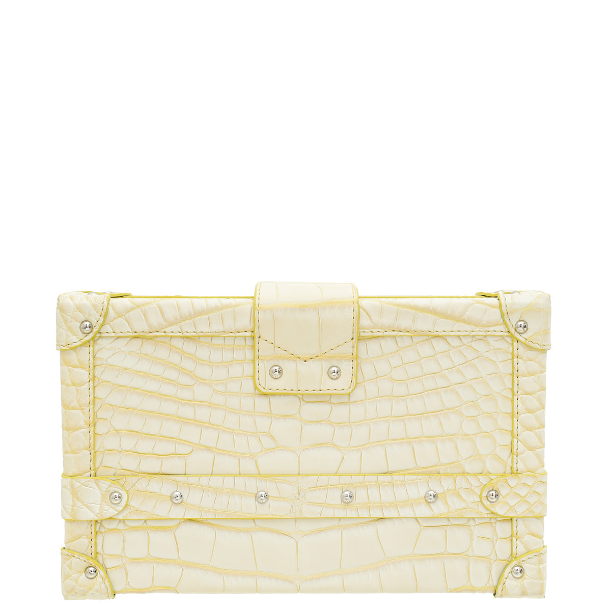 Louis Vuitton Bicolor Matte Alligator Petite Malle Bag