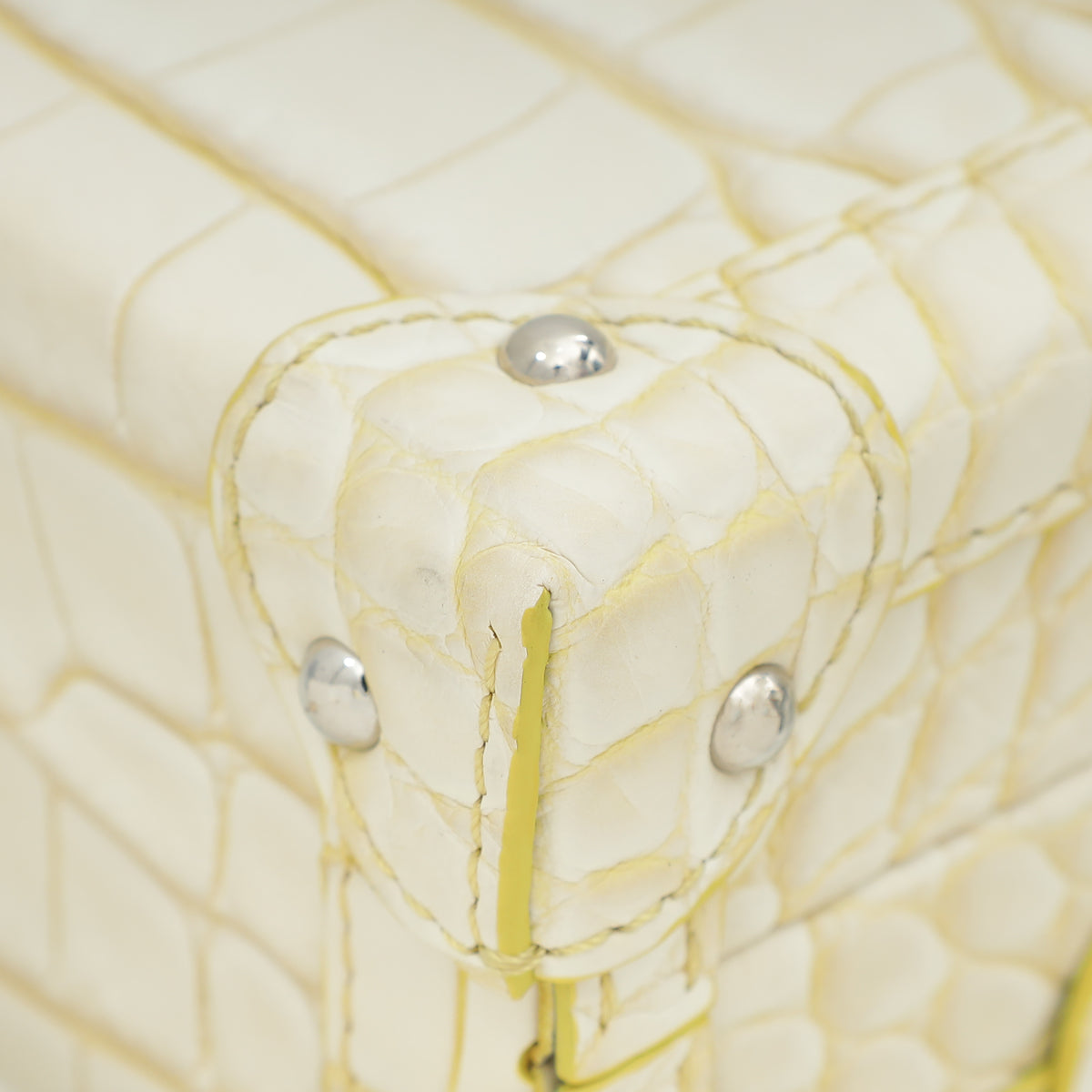 Louis Vuitton Bicolor Matte Alligator Petite Malle Bag