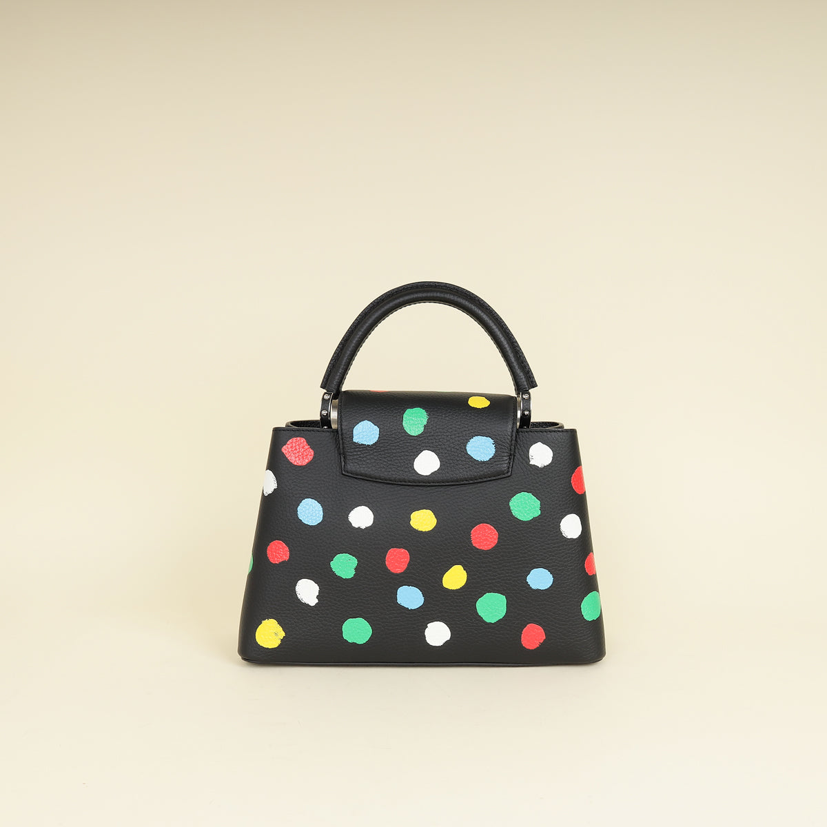 Louis Vuitton Multicolor X YK Capucines MM Painted Dots Bag