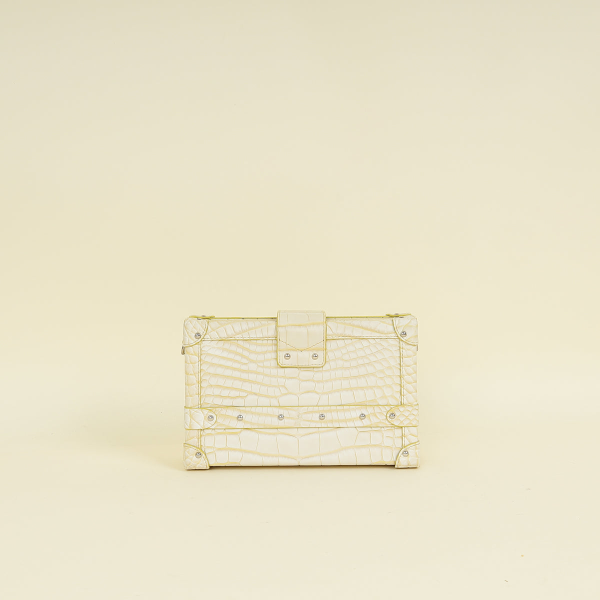 Louis Vuitton Bicolor Alligator Petite Malle Bag