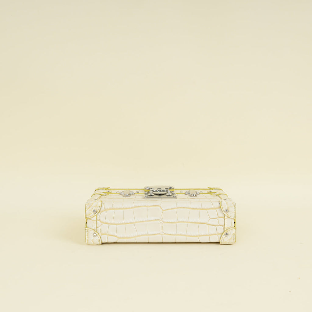 Louis Vuitton Bicolor Alligator Petite Malle Bag
