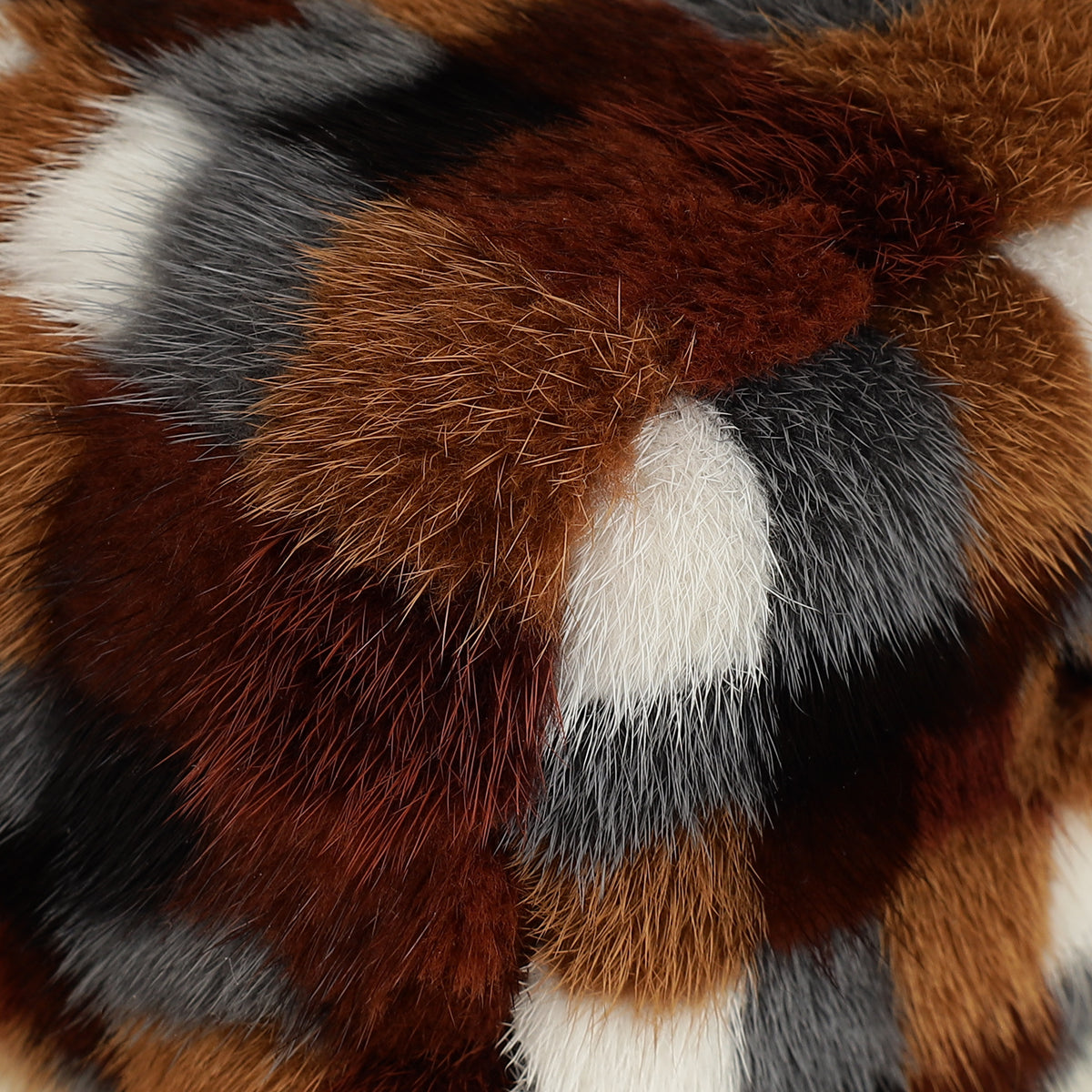 Louis Vuitton Cognac Nano Speedy Mink Fur Bag
