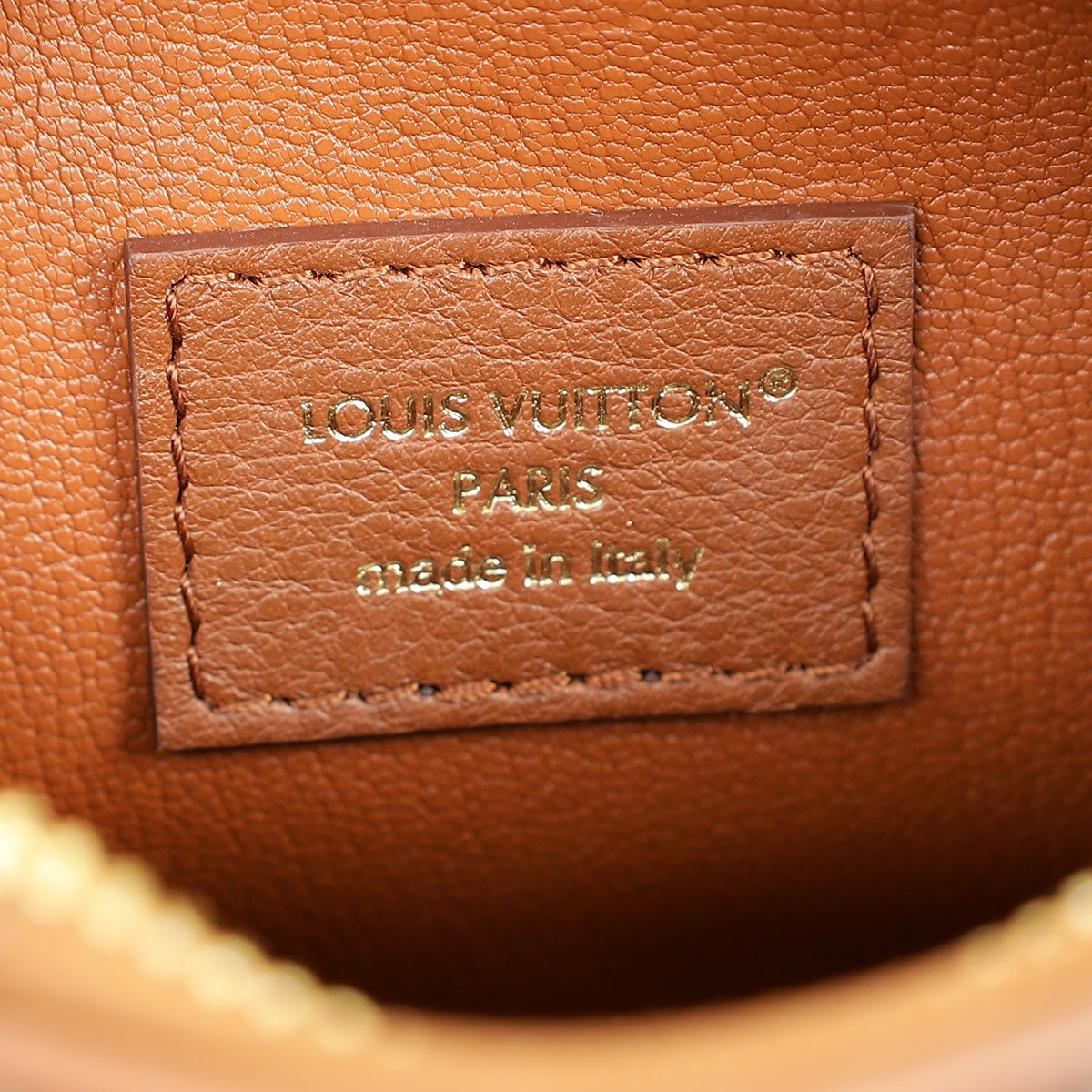 Louis Vuitton Cognac Nano Speedy Mink Fur Bag