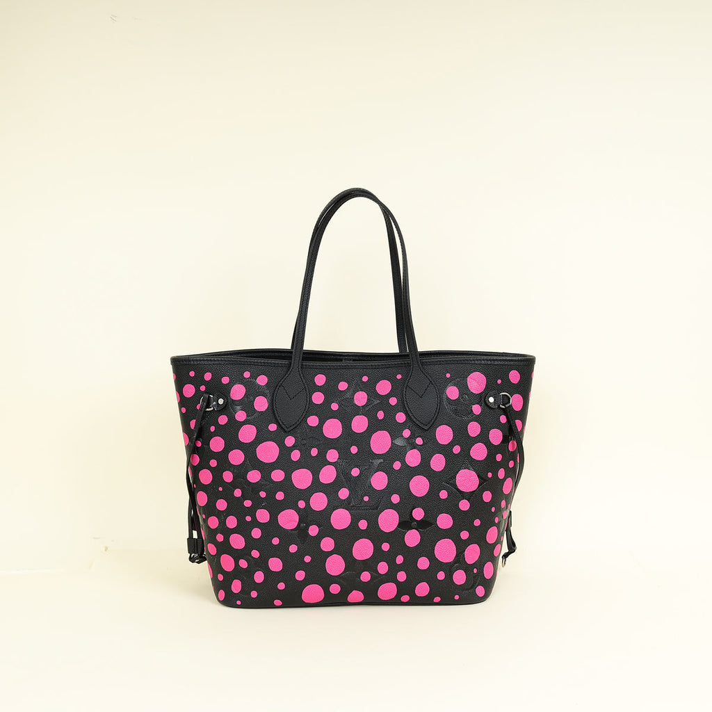 Louis Vuitton Bicolor X YK Neverfull MM Infinity Dots Empreinte Bag