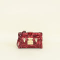 Louis Vuitton Shiny Alligator Petite Malle Bag