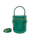Louis Vuitton Emeralde Green Crocodilian Shiny Alligator Cannes Bag