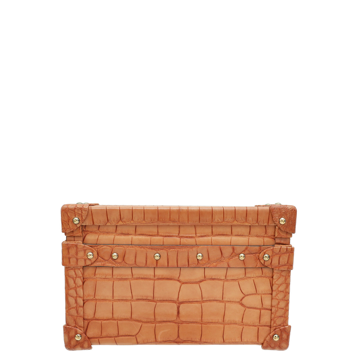Louis Vuitton Light Brown Alligator Petite Malle Bag
