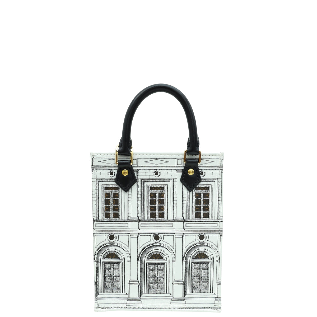 Louis Vuitton Monogram Bicolor X FORNASETTI Architettura Petit Sac Plat Bag