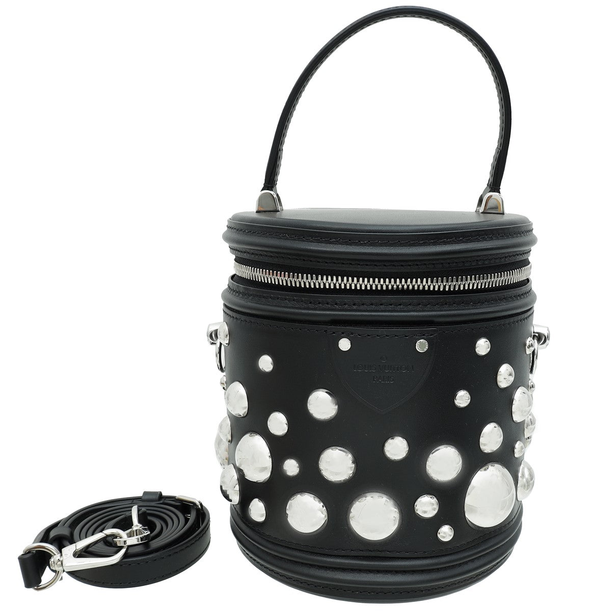 Louis Vuitton Black x YK Cannes Bag