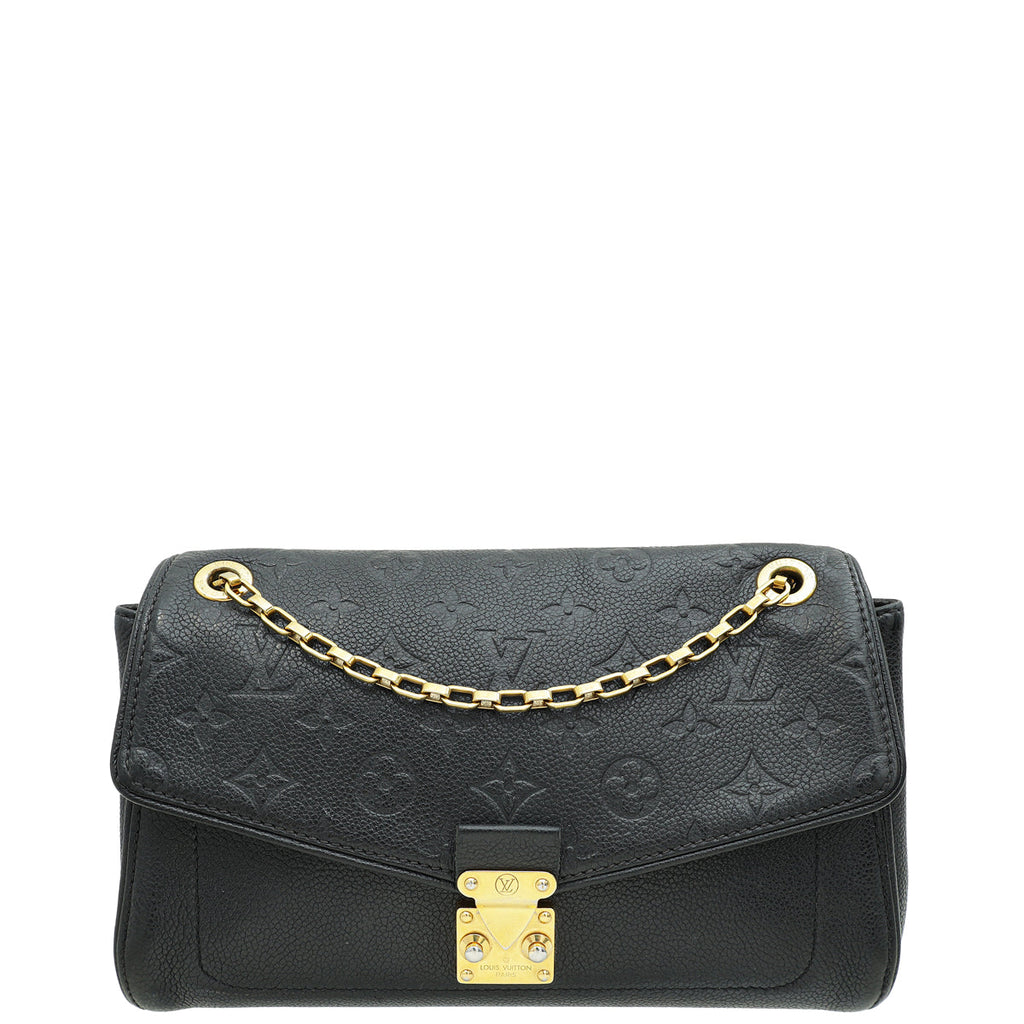 Louis Vuitton Black Monogram Empreinte Saint Germain PM Bag