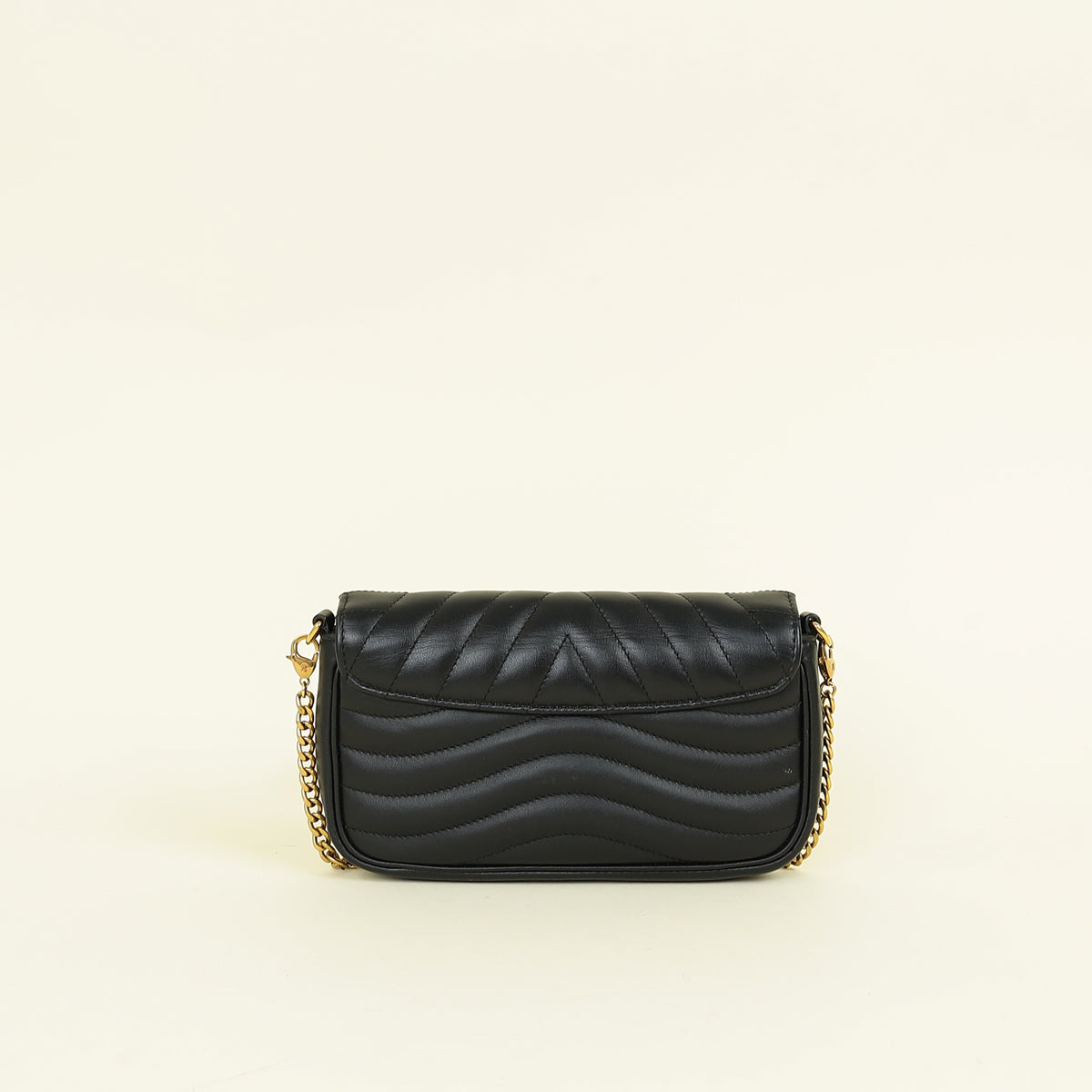 Louis Vuitton Black New Wave Chain Pochette