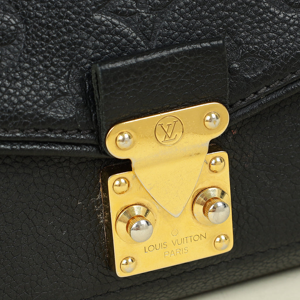 Louis Vuitton Black Empreinte Saint Germain PM Bag