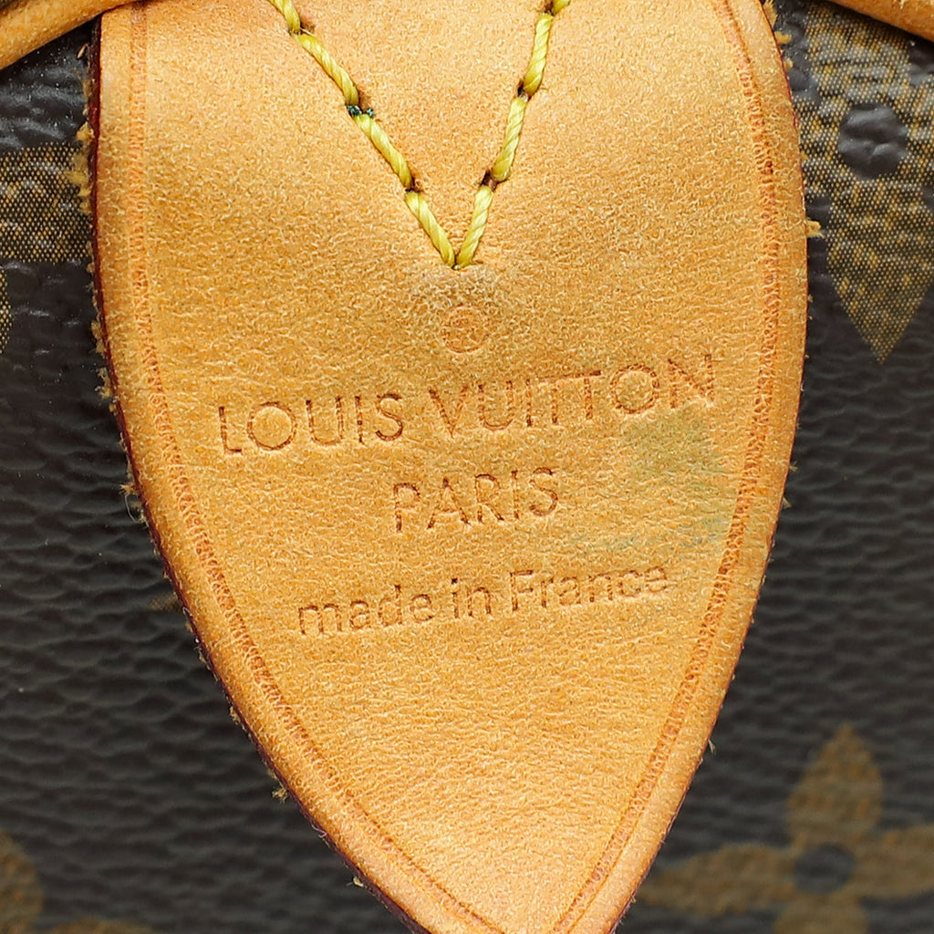 Louis Vuitton Monogram Speedy 30 Bag