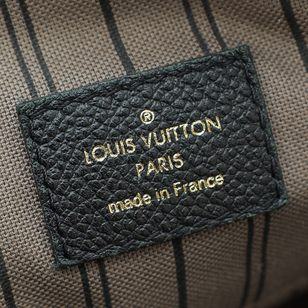 Louis Vuitton Black Monogram Empreinte Speedy Bandouliere 30 Bag