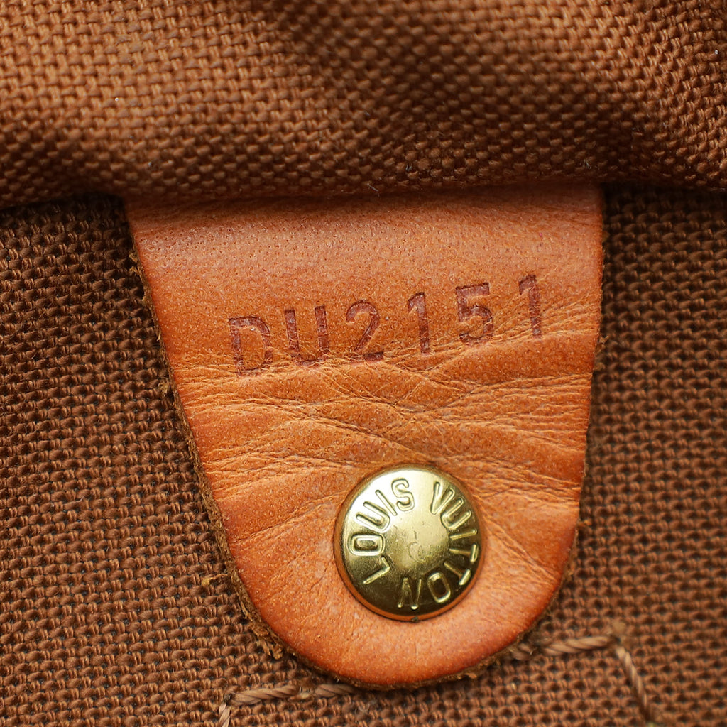 Louis Vuitton Brown Monogram Speedy Bandouliere 35 Bag