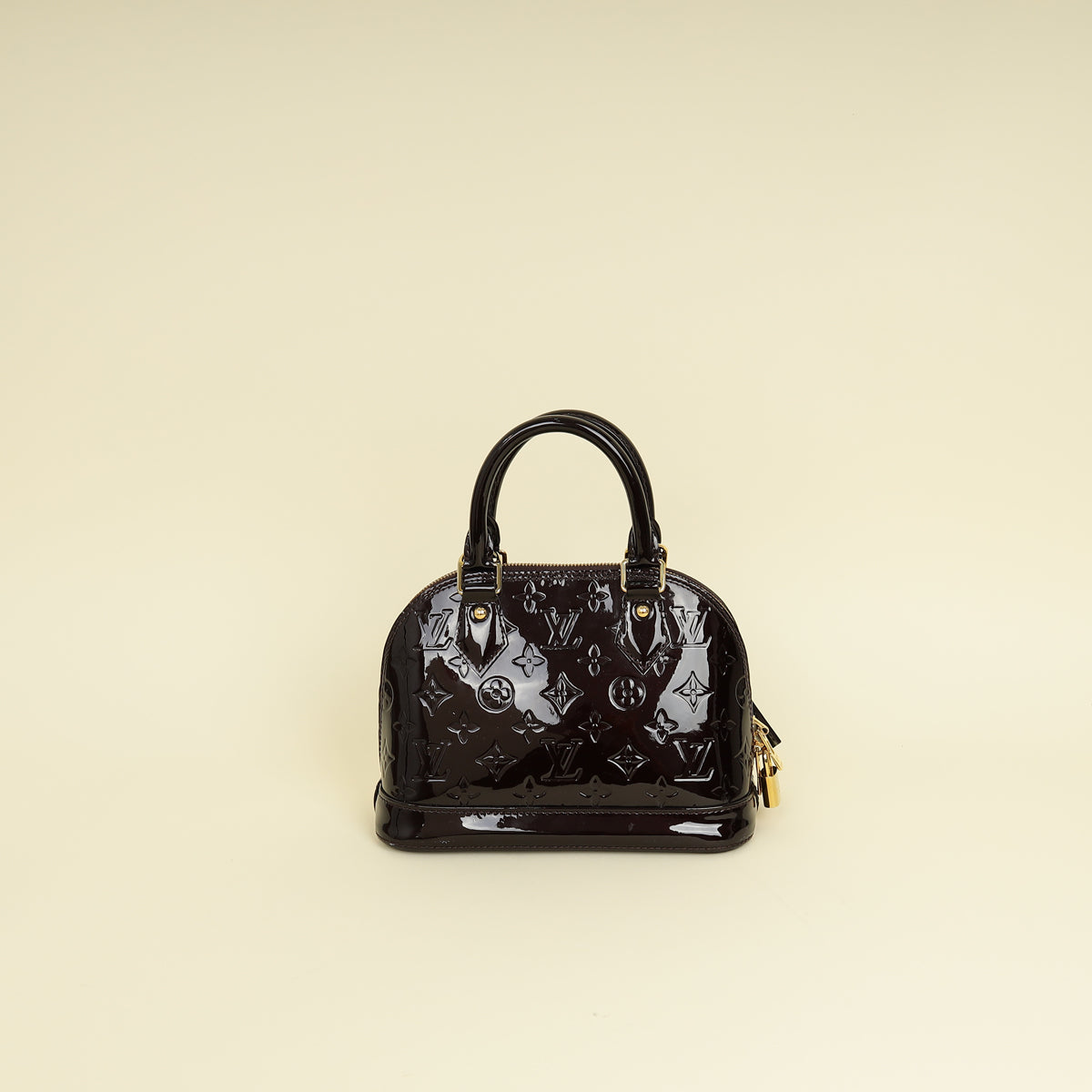 Louis Vuitton Amarante Monogram Vernis Alma BB Bag