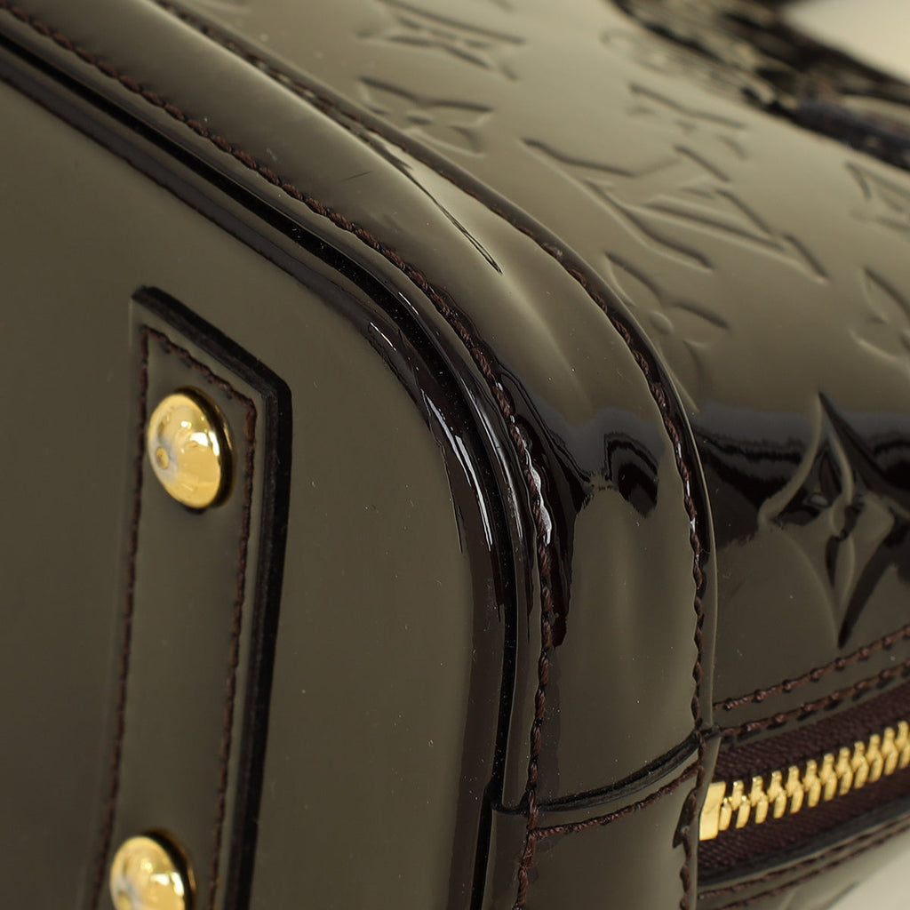 Louis Vuitton Amarante Monogram Vernis Alma BB Bag