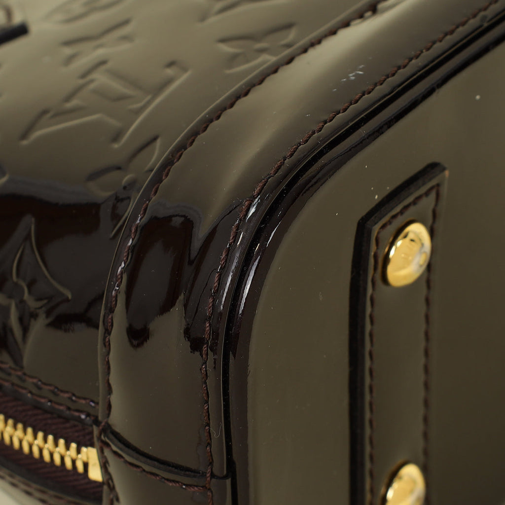 Louis Vuitton Amarante Monogram Vernis Alma BB Bag
